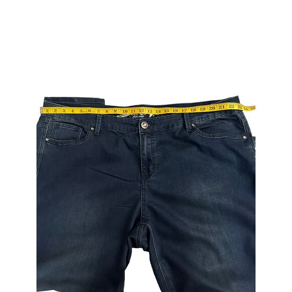 Seven7 Plus Size 24 Luxe Women Skinny Denim Jeans Preowned - Picture 7 of 9